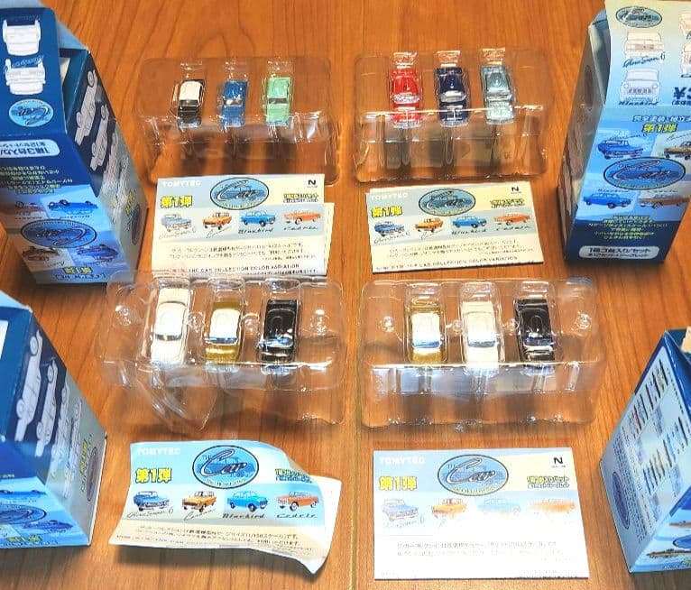 【箱・説明書付】トミーテック カーコレクション31台セット Nゲージ 1/150