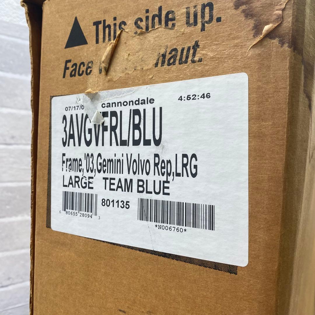 Cannondale GEMINI 2003 volvo フレームセット