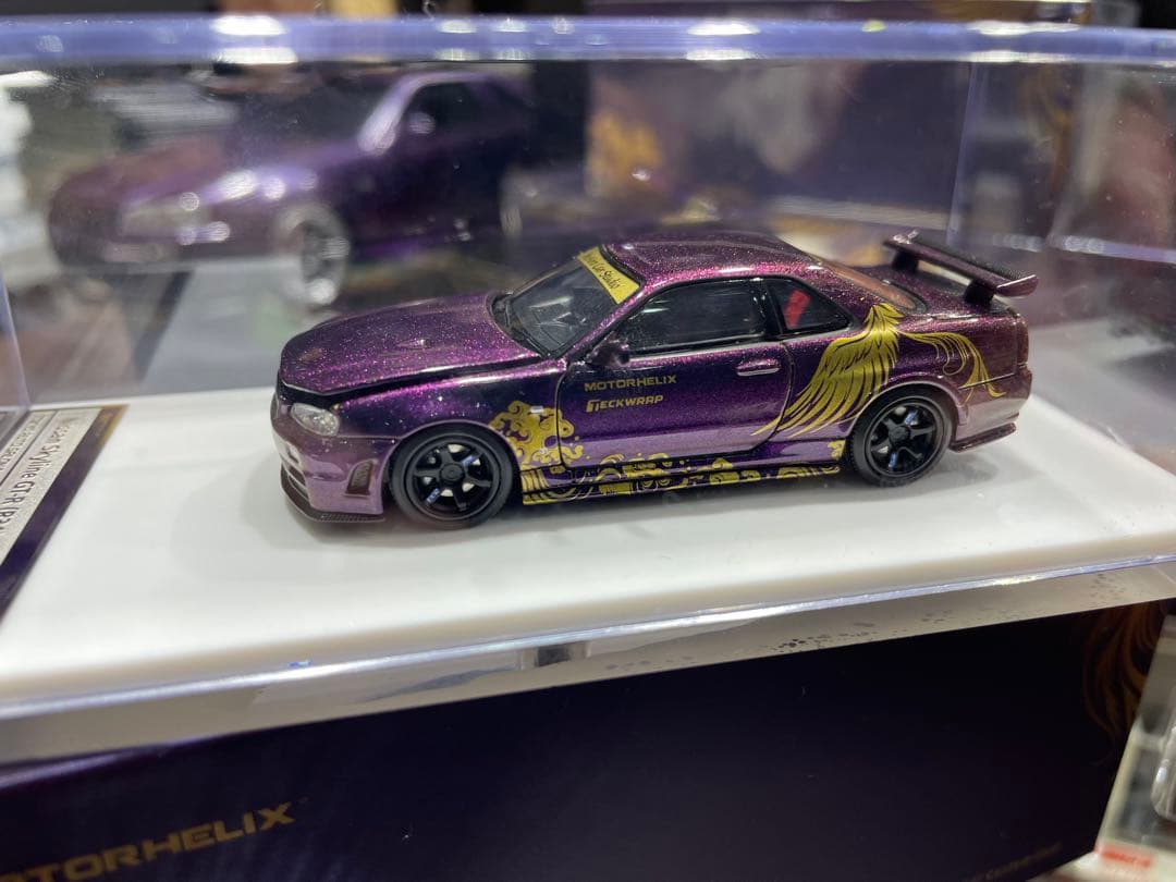 マルス東京オートサロン2026限定　1/64 R34 GT-R 、2台