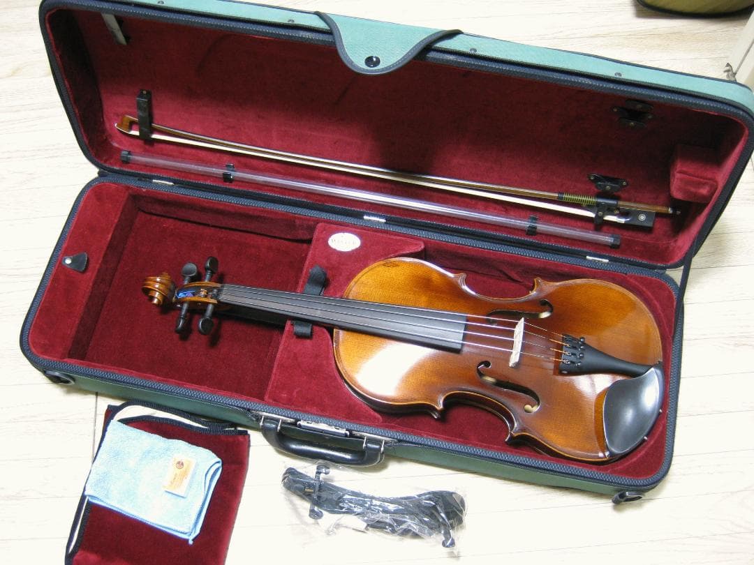 【美艶良彩】 ドイツ製 カールヘフナー 15.5インチ ビオラ 付属品セット