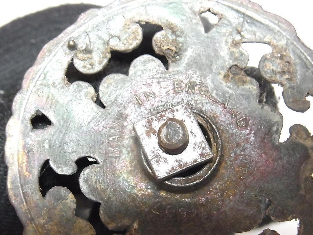 イギリス アンティーク家具用 引き手 6個 ヴィクトリアン様式 装飾金具 パーツ