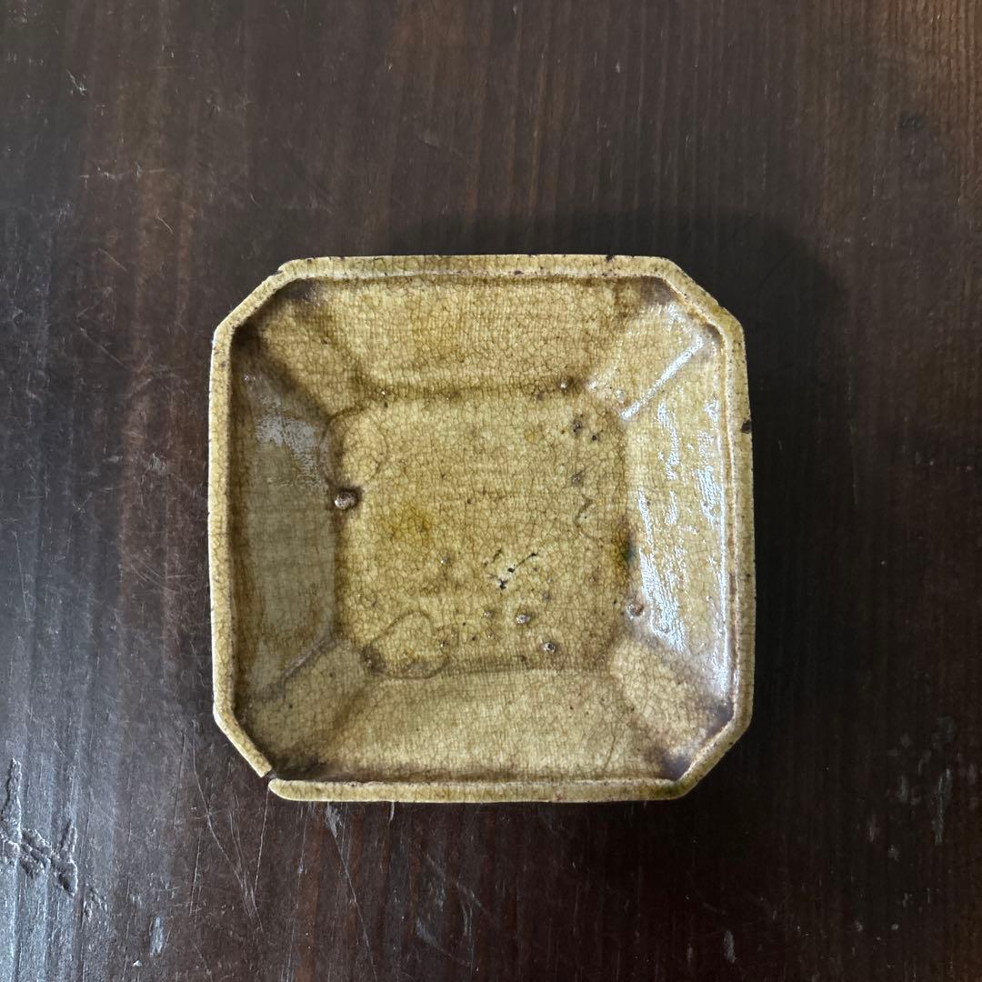 時代黄瀬戸小皿　5点　豆皿　美濃　瀬戸　酒盃　骨董　アンティーク　古道具　李朝
