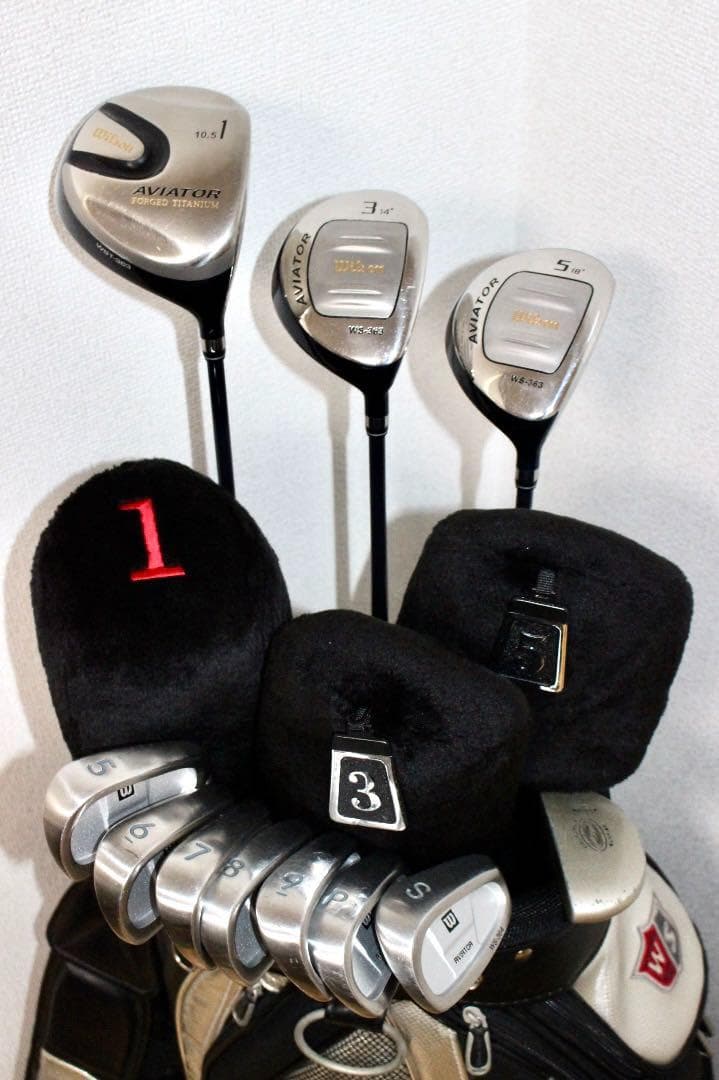 ウィルソン AVIATOR等 ゴルフクラブ フルセット❗️