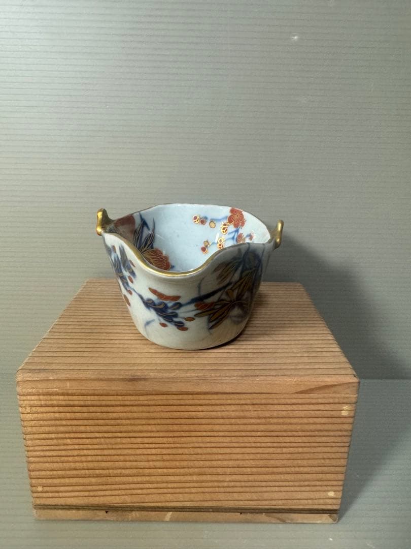 2341 九谷焼　湯冷し　茶海　時代物