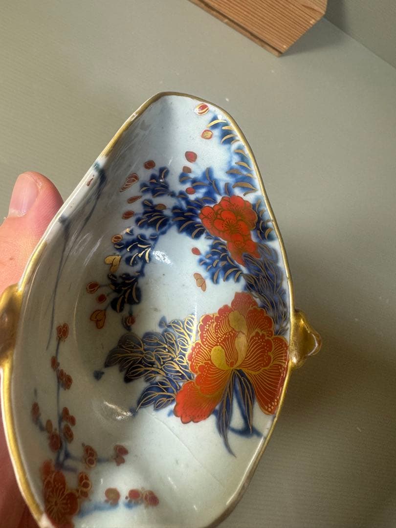 2341 九谷焼　湯冷し　茶海　時代物