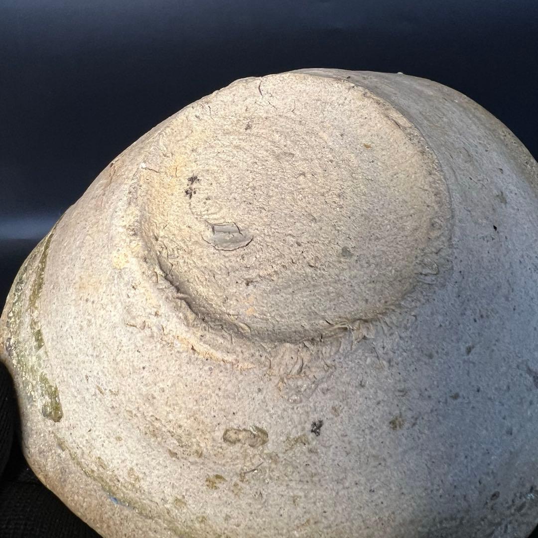 平安末期〜鎌倉初期 山茶碗｜茶道具 古陶 数寄者好み ビードロ景色◎古美術庵々