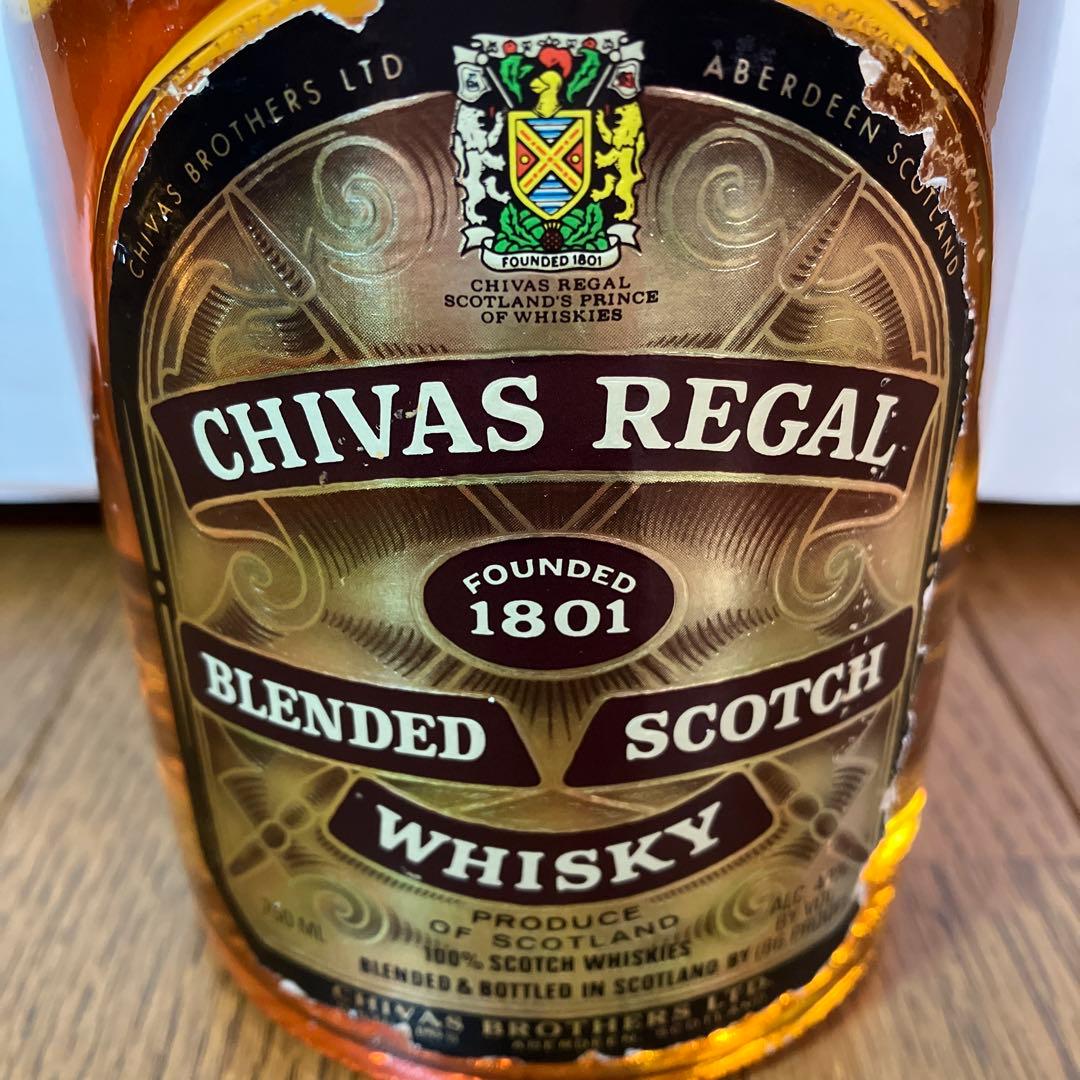 シーバスリーガル 12年 43% 旧旧ボトル 760ml×２，750ml×１