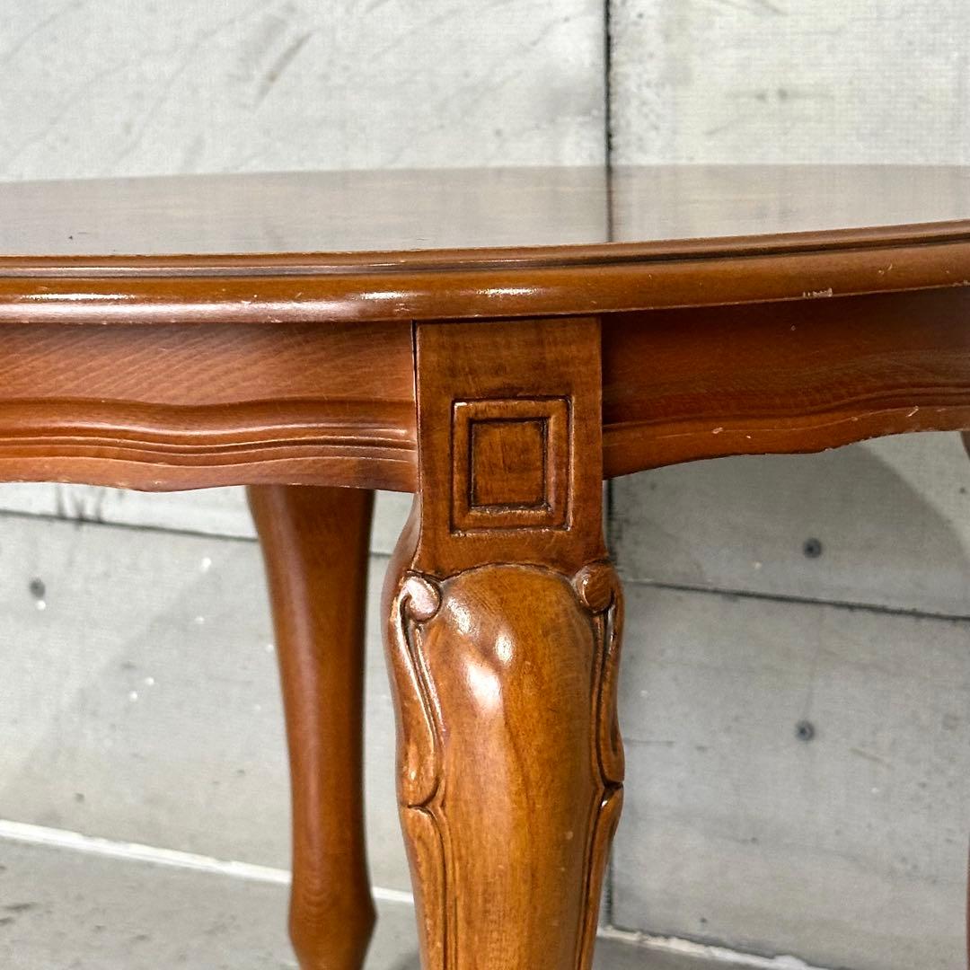 ✦90s✦ 象嵌 ラウンドテーブル 60cm 猫脚 ヨーロピアン クラシック