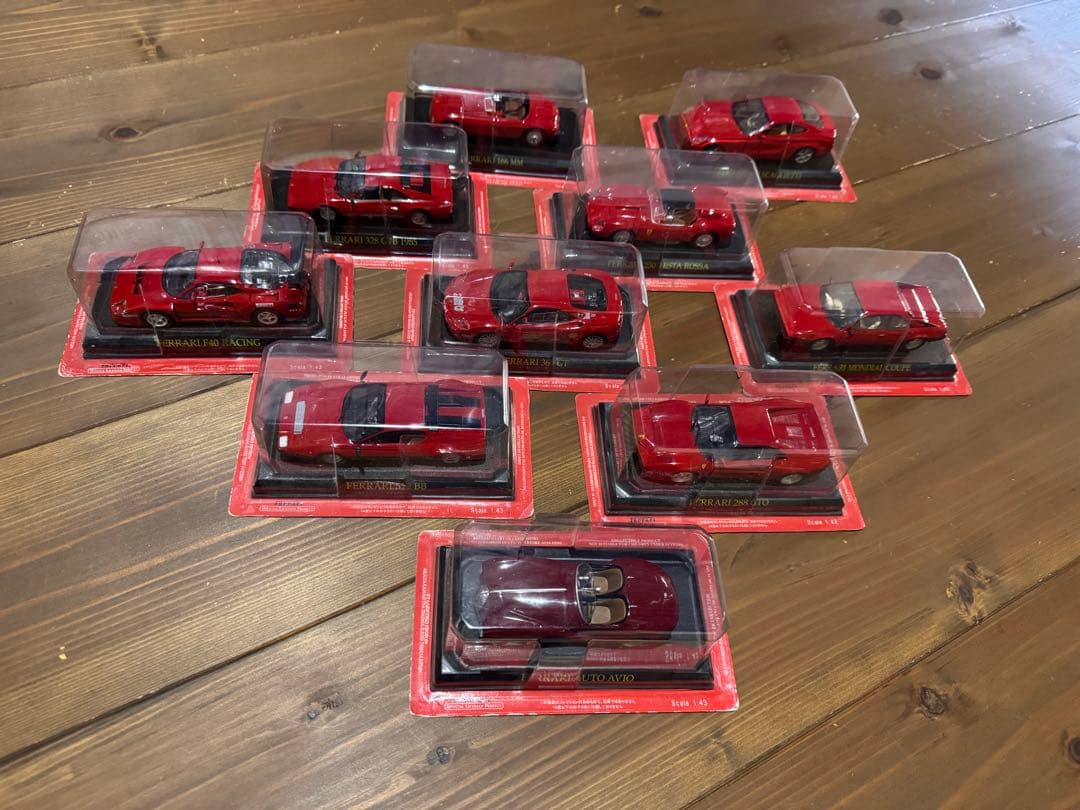 Ferrari 328 GTS 1985 等々含むミニカー 10台セット