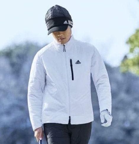 3新品XL アディダス ゴルフ 保温 中綿 キルティング ジャケットHG8291