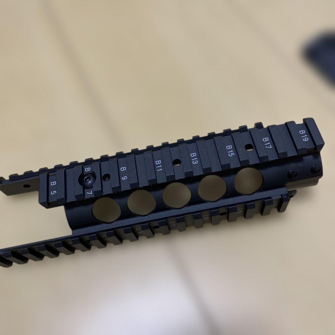 次世代mp5対応 vfc mp5 レールハンドガード 他社製アッパーレール付