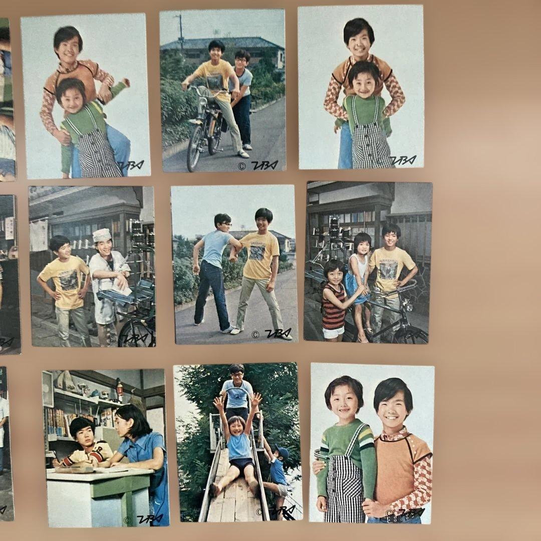 昭和レトロ★駄菓子屋★おそば屋ケンちゃん★ミニカード★15枚