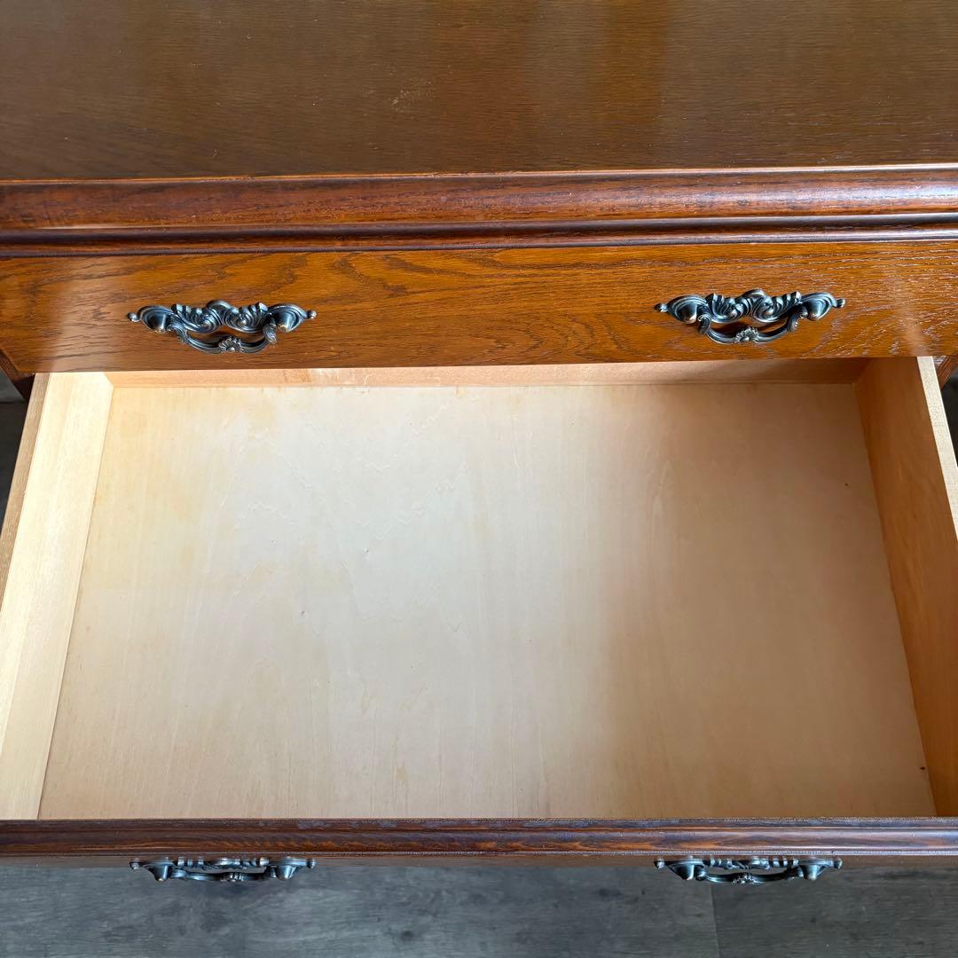 越後民芸家具　5段チェスト　民芸箪笥　クラシカル　②