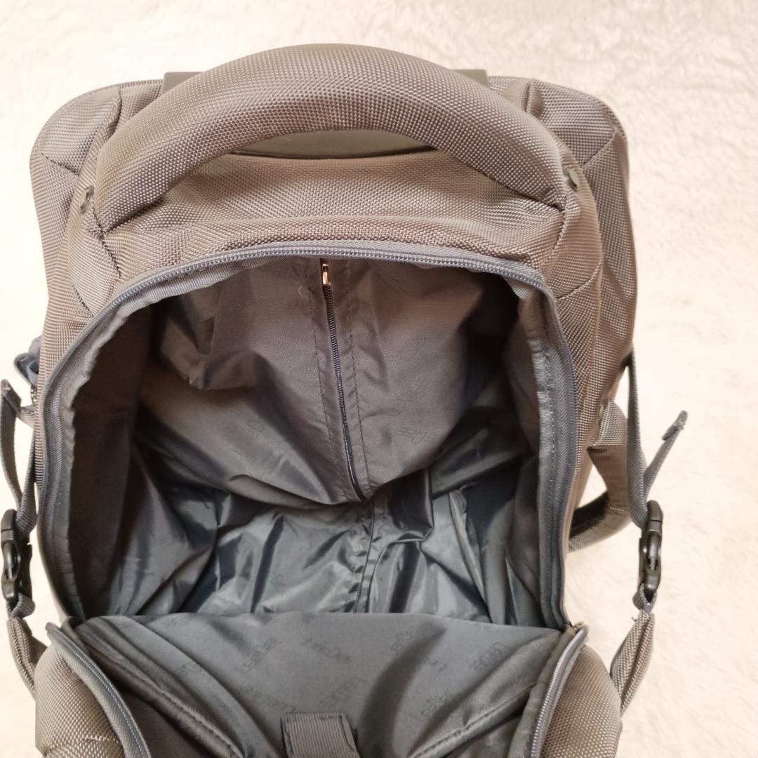 LeeDee 2way静音キャリーバッグ グレー 機内持込みサイズ キャスター付