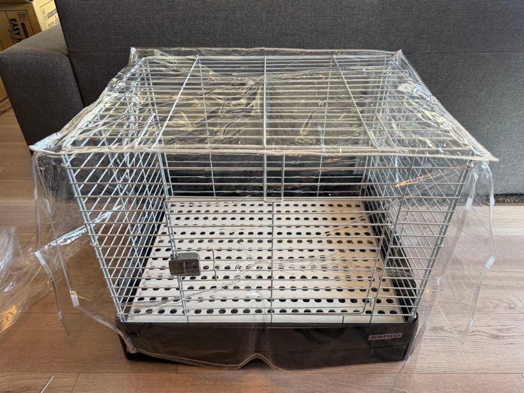 HIDEさま専用　キャスター付きケージ イージーホームエボ60 BK カバー付き