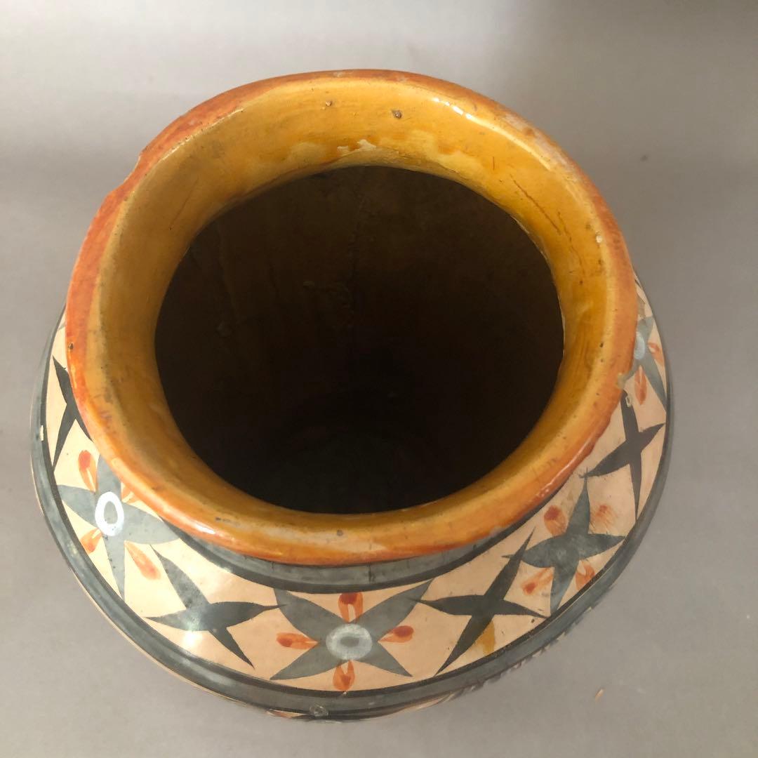 メキシコ　トナラ焼の壺