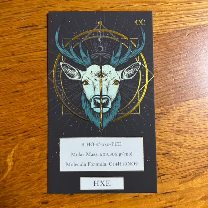 Dissociative Chem Card “HXE” 解離性 限定印刷カード