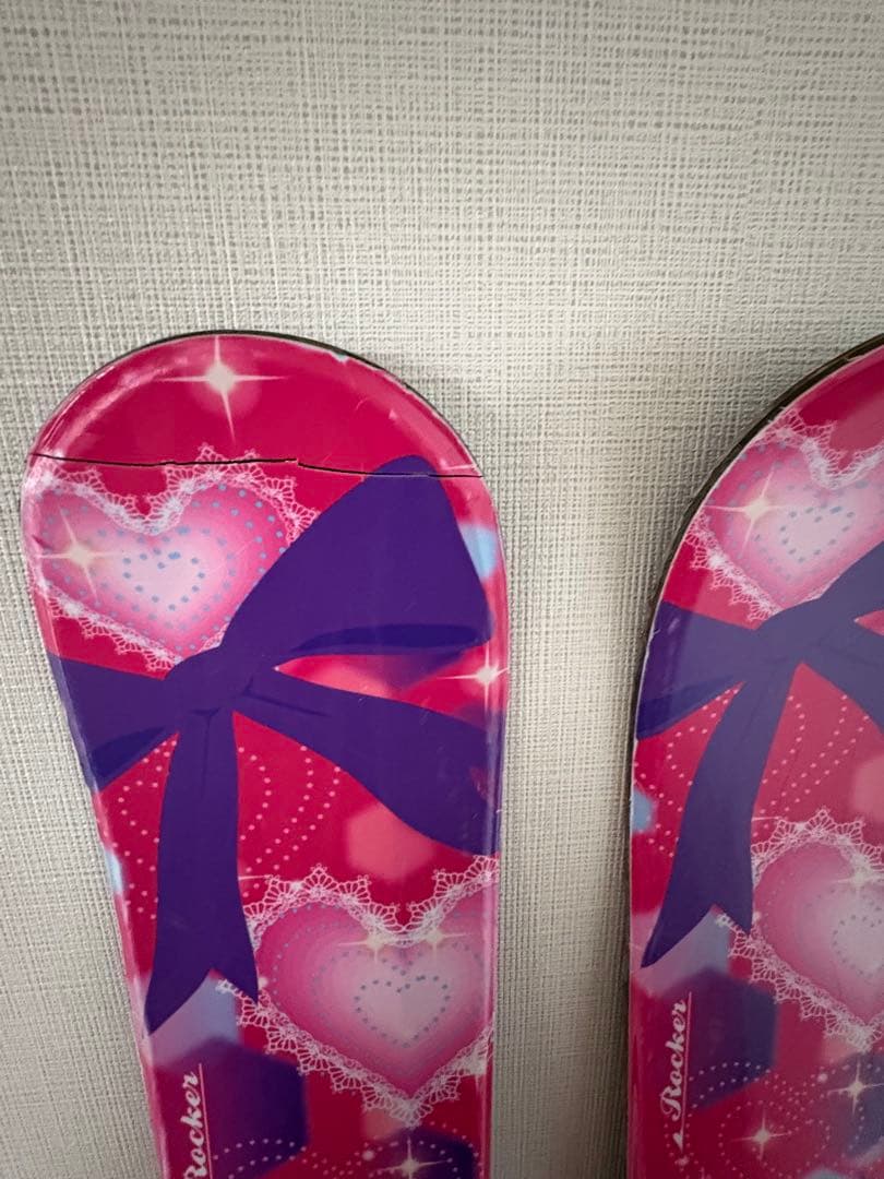 フ*ワ様 子ども用ピンクスキーセット135センチ