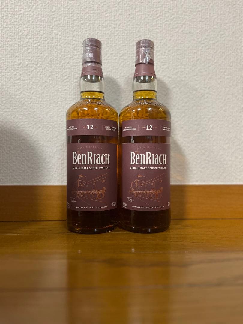 【旧ラベル】ベンリアック12年 シングルモルト シェリー700ml×2