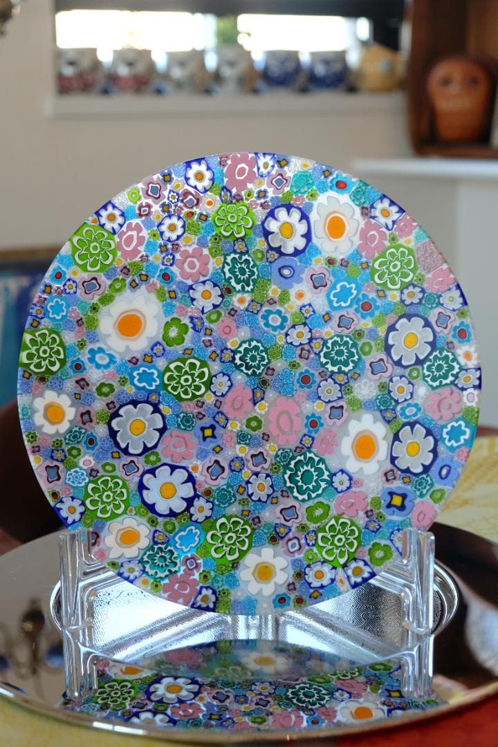 ミルフィオリ エルコーレ モレッティ プレート 皿 黒木国昭/藤田喬平/田子美紀