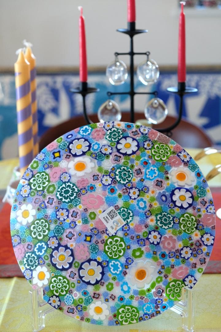 ミルフィオリ エルコーレ モレッティ プレート 皿 黒木国昭/藤田喬平/田子美紀