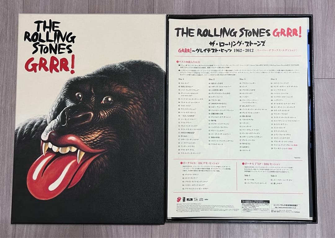 【シリアルナンバーあり】限定ボックス日本盤　ローリング・ストーンズ　GRRR!