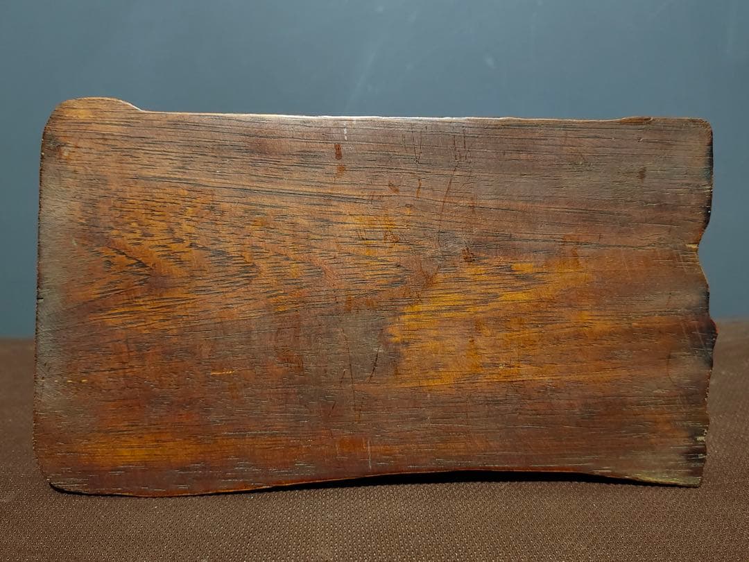 旧蔵　文房具　硯　希少老花梨木製・極彫刻　硯台 文房四宝 書道　置物　インテリア