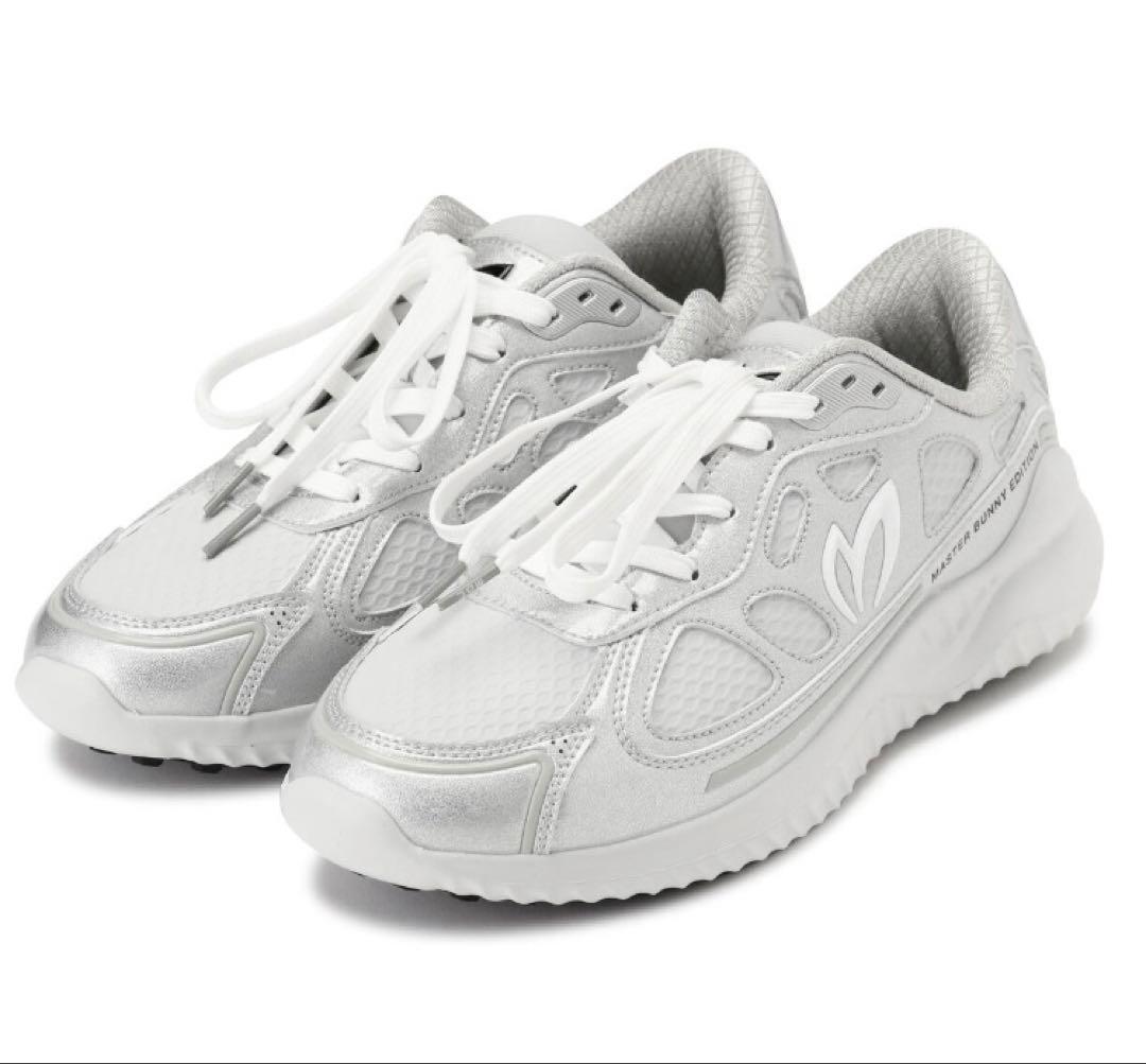 新品 パーリーゲイツ マスターバニー メッシュライクシューズ 26.0cm 銀