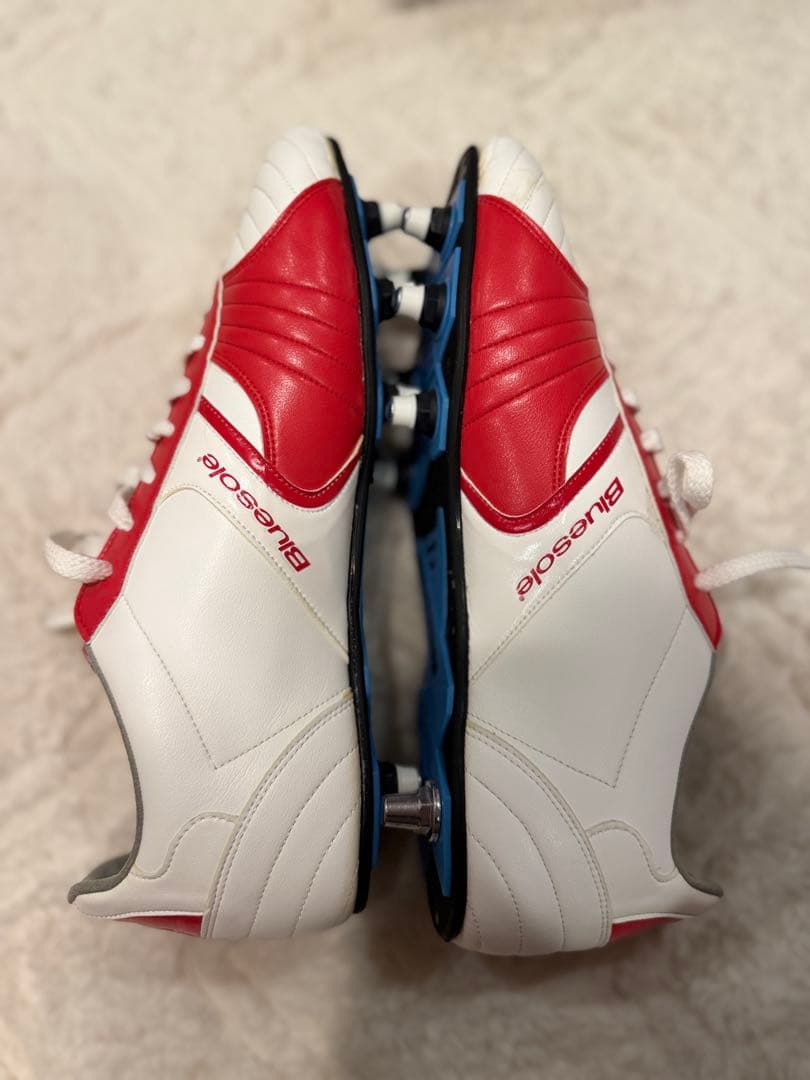bluegale サッカーシューズ 赤白 スパイク