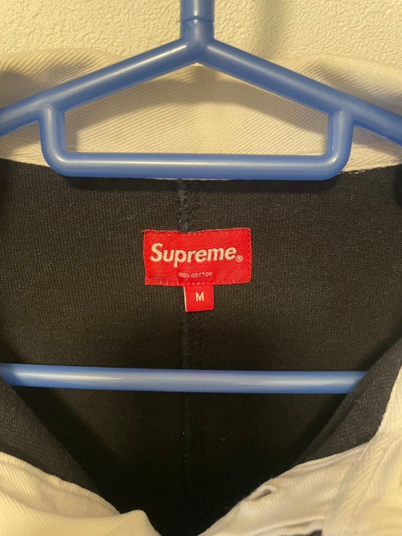 Supreme ブラック ラガーシャツ