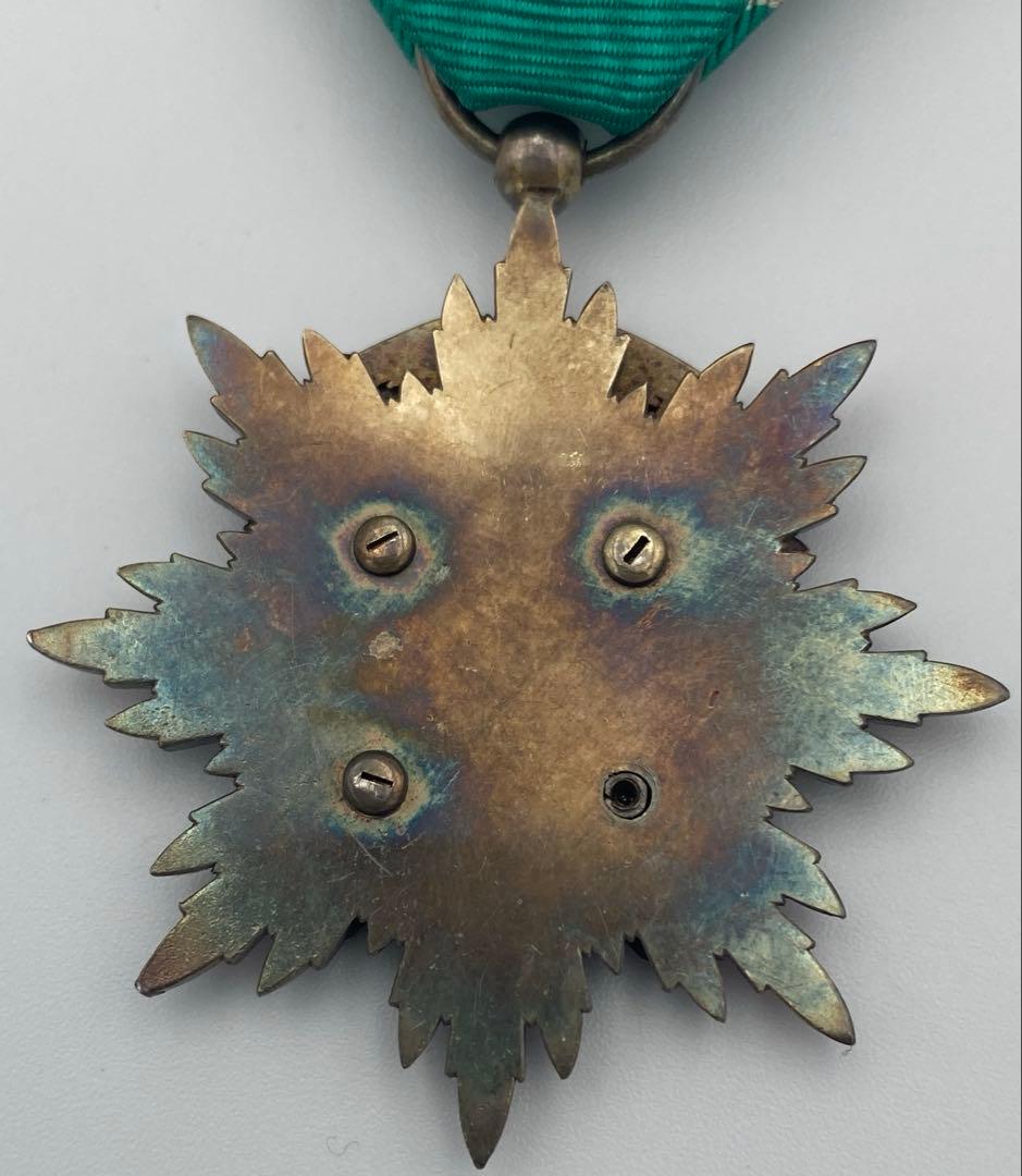 旧日本軍 功五級金鵄勲章 略綬 当時物 記章 勲章 徽章