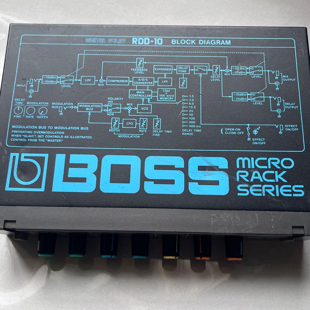 BOSS RDD-10 デジタルディレイ　マイクロラックシリーズ　動作良好