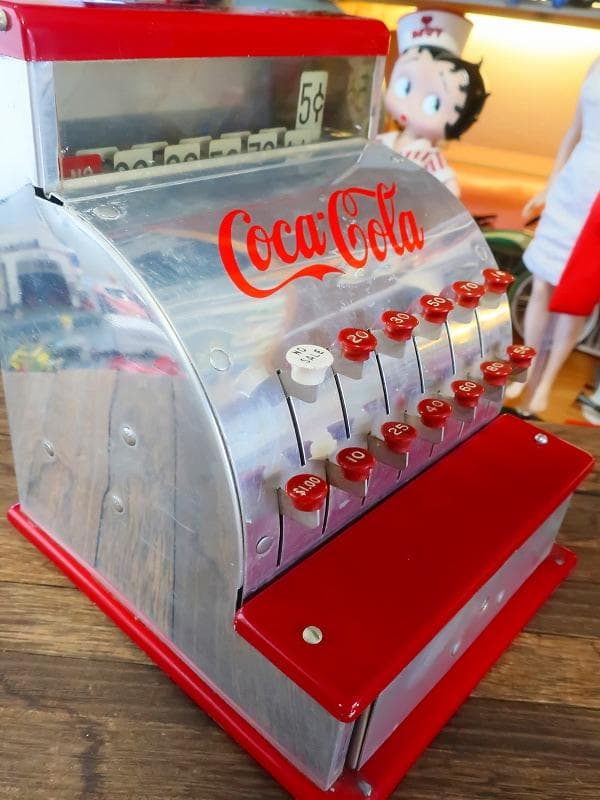 コカコーラ 本物 50s ビンテージ トイレジスター レトロ アンティーク