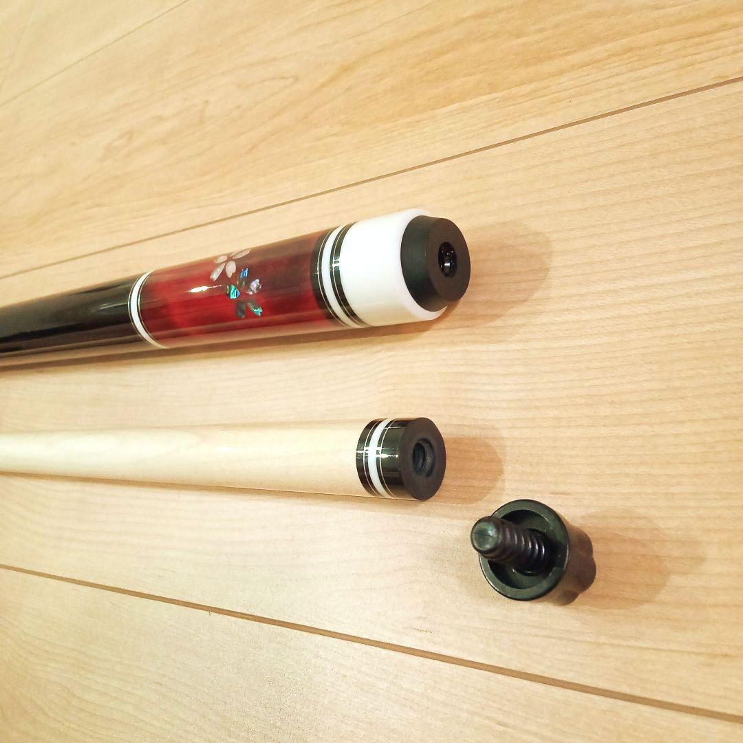 【最終価格】【新品未使用】プレイ用　 ビリヤードキュー　ワインレッド