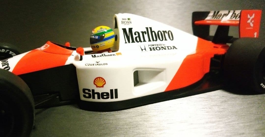 ミニチャンプス 1/18 F1 マクラーレン MP4/6 ホンダ A.セナ