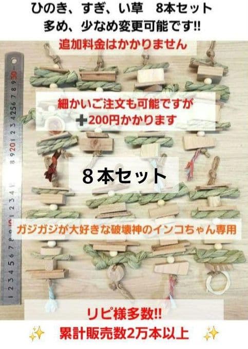 S様 リクエスト 4点 まとめ商品2　バードアスレチック　ブランコバードトイ