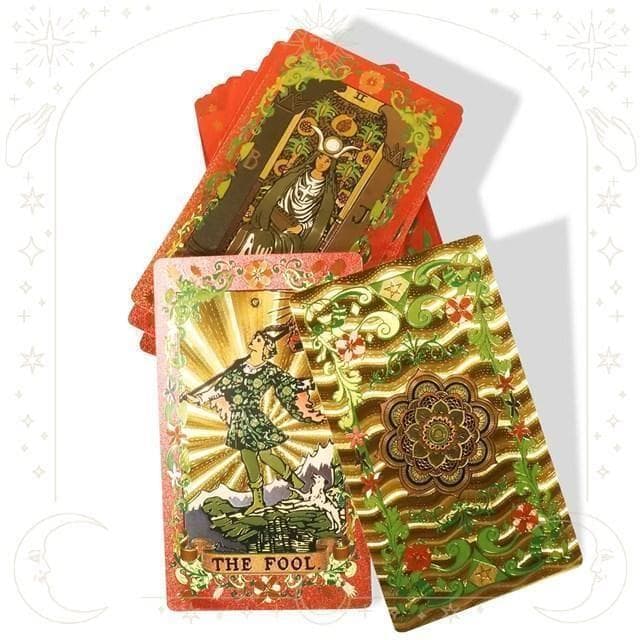 【タロットカード】レアカラー✨薔薇色ローズゴールド仕様 プラスチック製 箱入り