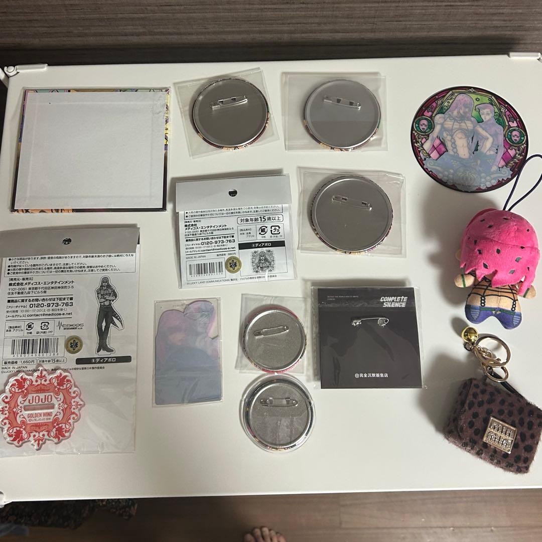 ジョジョ　ちみっともぬい　ディアボロ 缶バッジ アクスタ キーホルダー カード