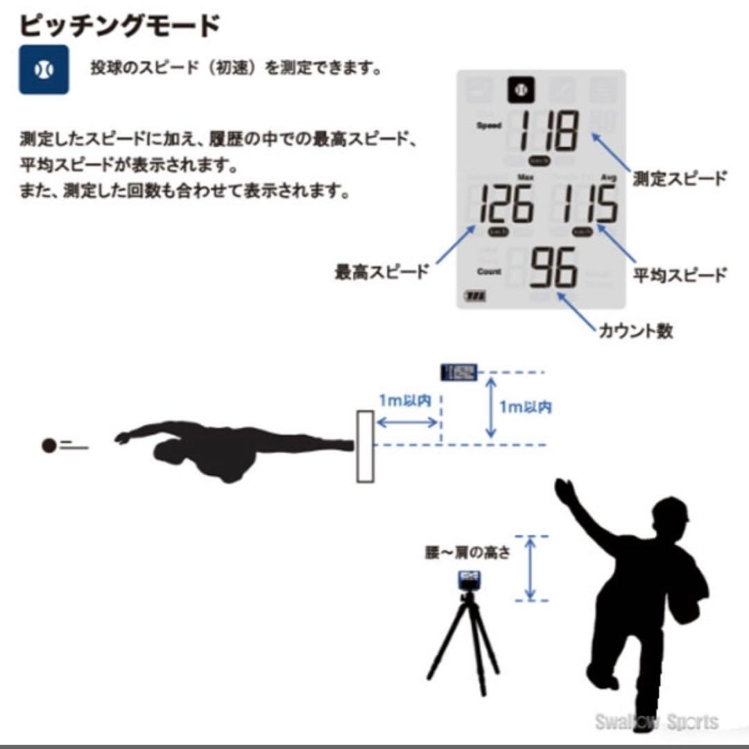野球 SSK トレーニンググッズ マルチスピードテスターIV 三脚付き