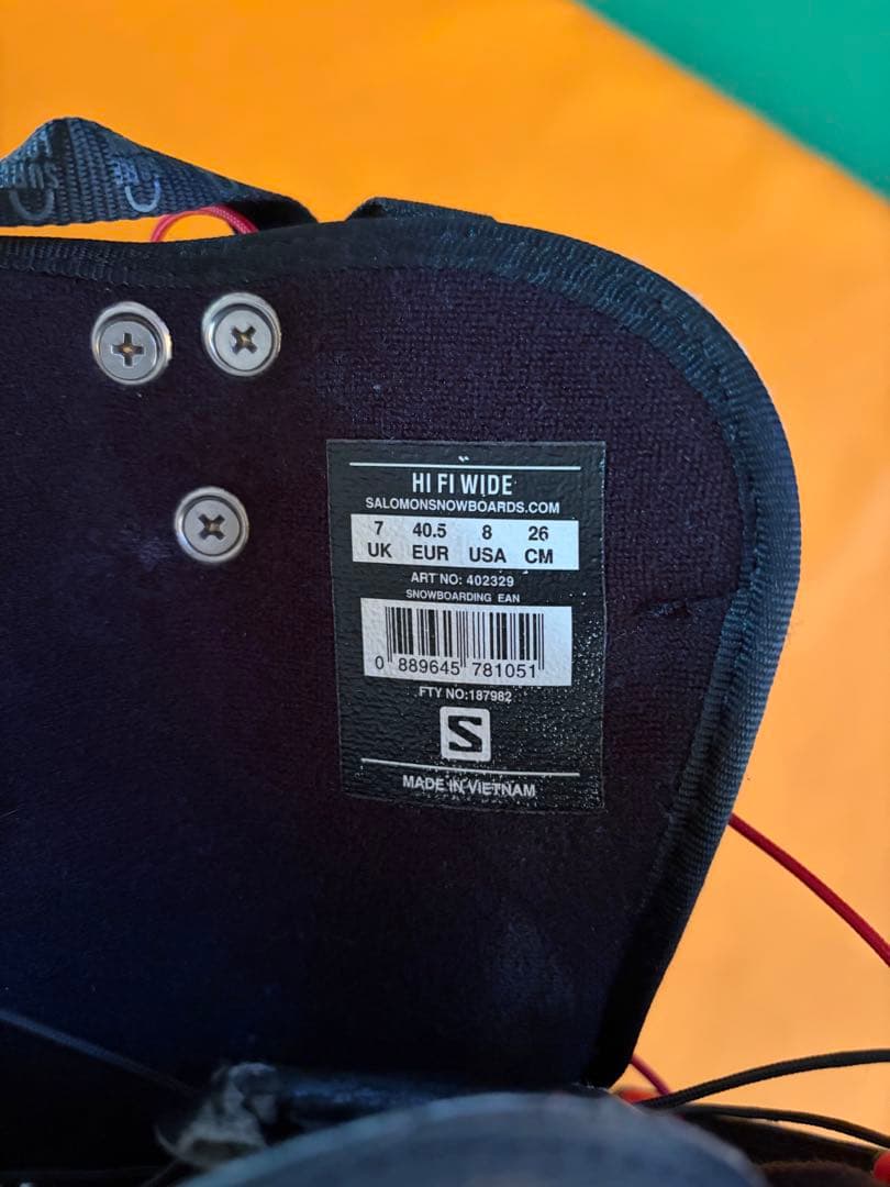 SALOMON ハイパフォーマンスブーツ　Hi-Fi WIDE（26-26.5）