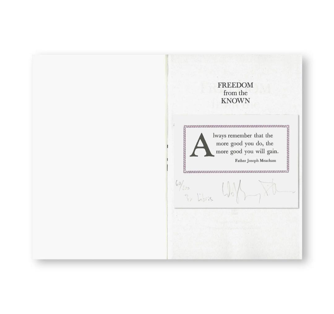 新品未開封 サイン入り Wolfgang Tillmans Ex Libris