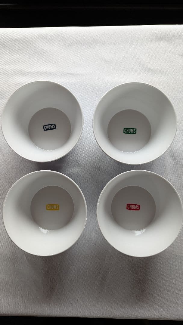チャムス CHUMS 　迷彩柄のボウルセット(x4) マグカップセット