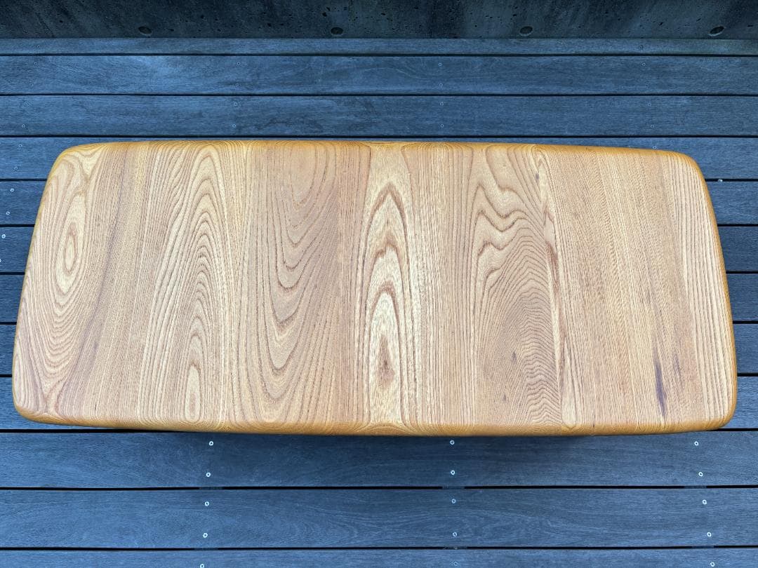 【英国アンティーク】Ercol アーコール コーヒーテーブル マガジンラック付