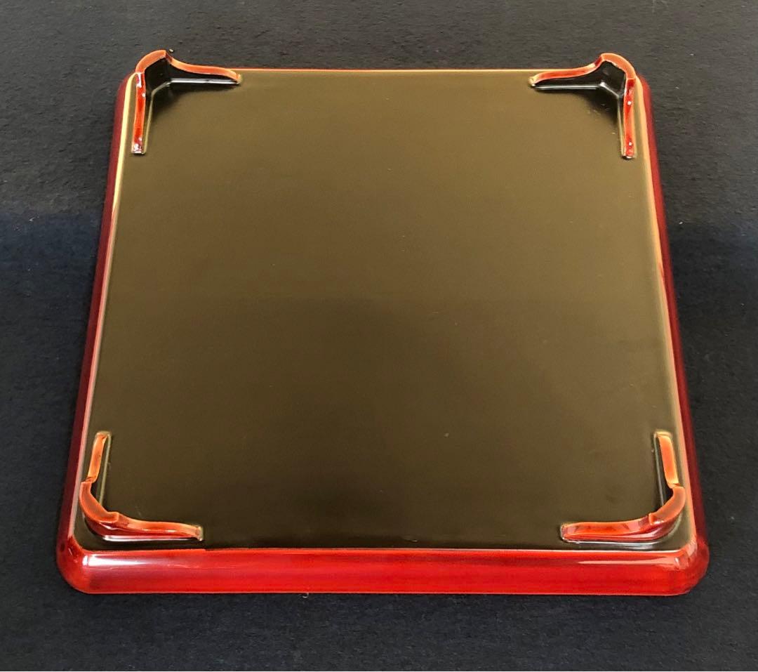 《R》研ぎ出し蒔絵 青貝 脚付 会席膳5客 木製漆器 木箱　260128く2