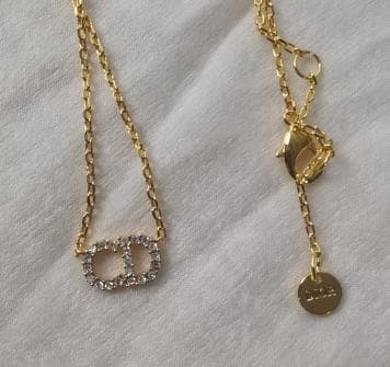 美品 Dior CDロゴ ネックレス
