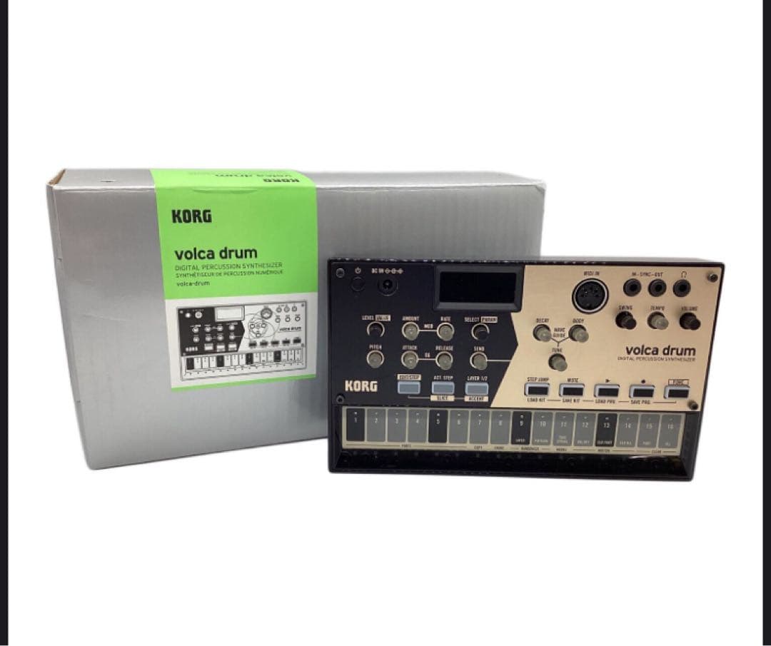 KORG volca drum デジタル打楽器シンセサイザー