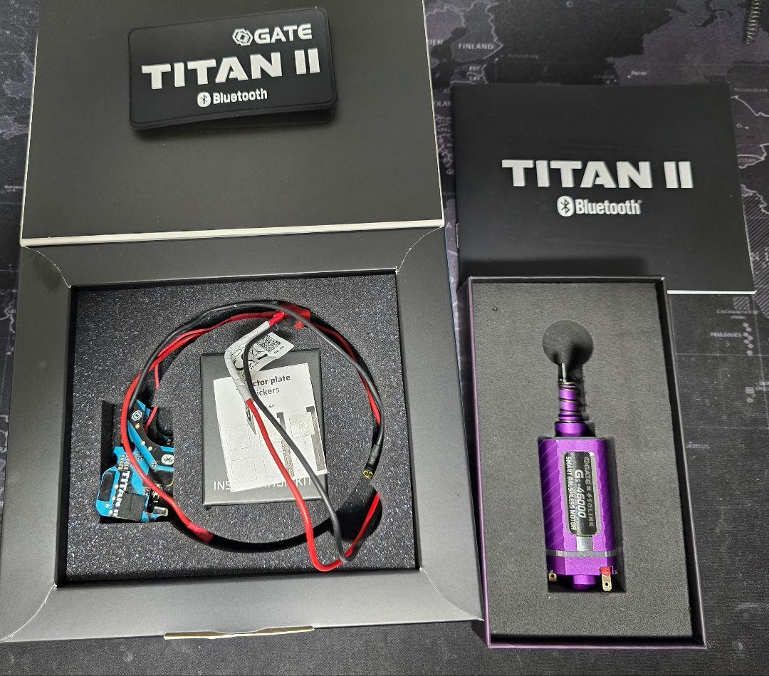 GATE TITAN 2 V2後方配線 & G5スマートブラシレスモーターセット