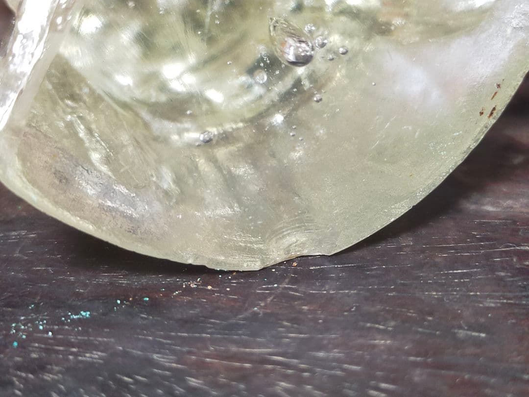 ♥値下げ♥　珍品　硝石製　観音像　３５９ｇ　観音様　観音菩薩　仏像　骨董　水晶風