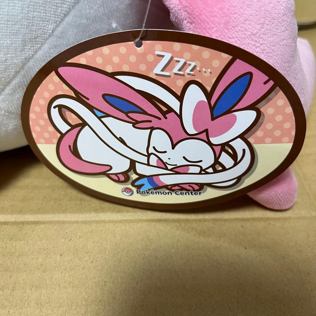 ポケモンセンター すやすやニンフィア ぬいぐるみ 紙タグ付き 美品