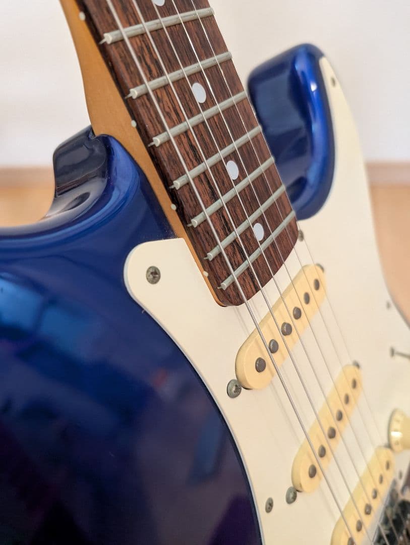 エレキギター ブルー　FERNANDES　フェルナンデス　GLAY　TAKURO